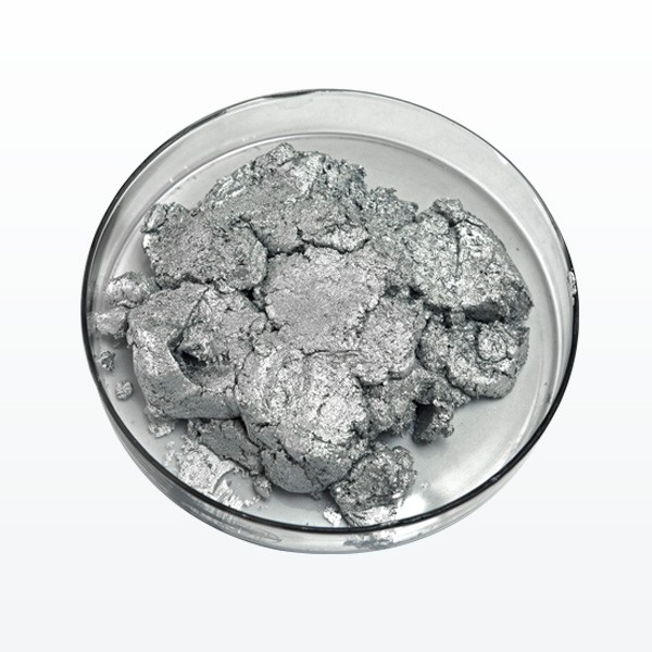 High brightness white aluminum silver paste