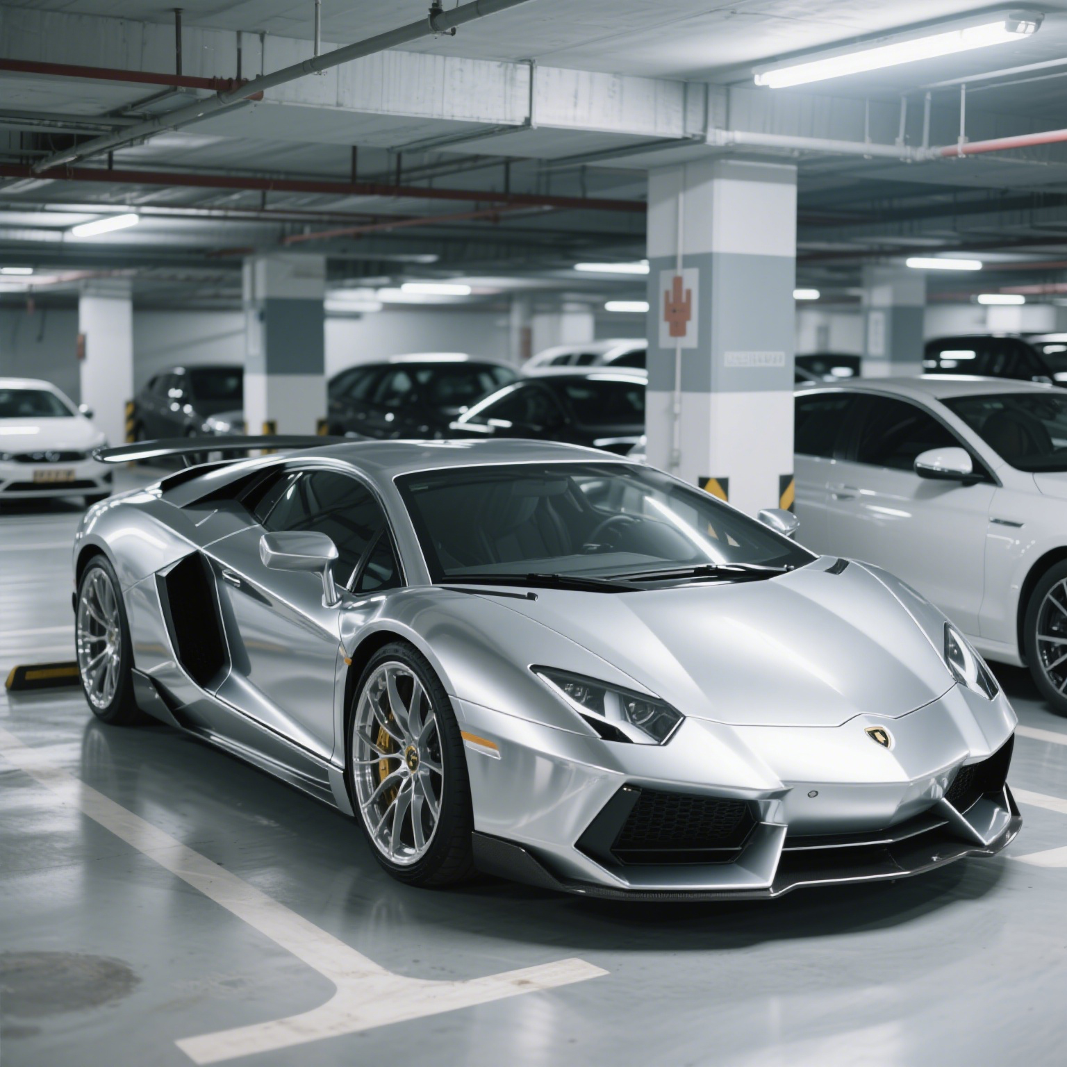 Sports car Non leafing aluminum silver paste