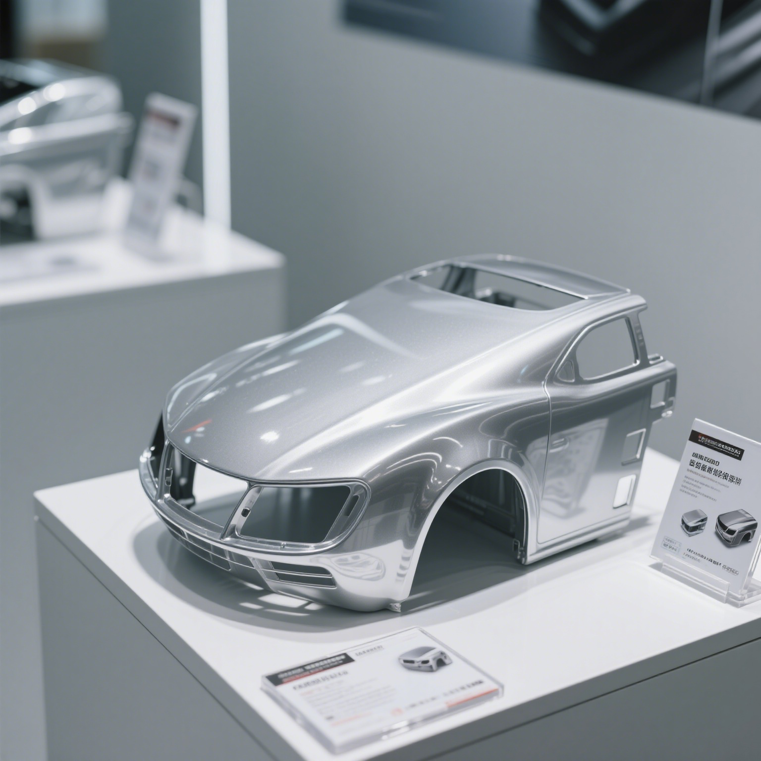 Plastic shell Non leafing aluminum silve