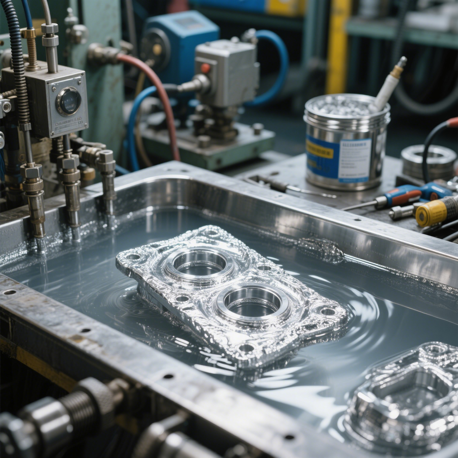 Electroplated parts Non leafing aluminum